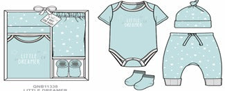 Little Dreamer 4-Piece Layette Box Set β 0-6M